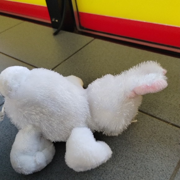 ✓Ganz Webkinz #HM078 WHITE BUNNY RABBIT Plush Stuffed Animal Toy (no code) - Picture 8 of 12
